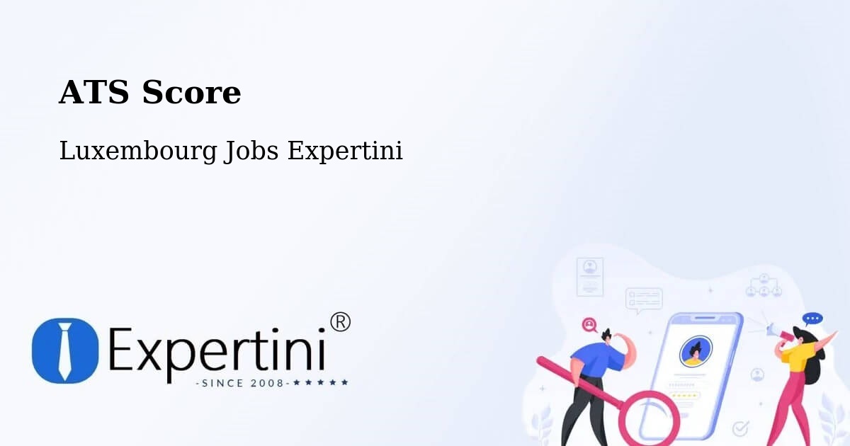 Resume ATS Score & Job Description Match Tool – Rambrouch - Luxembourg Jobs Expertini